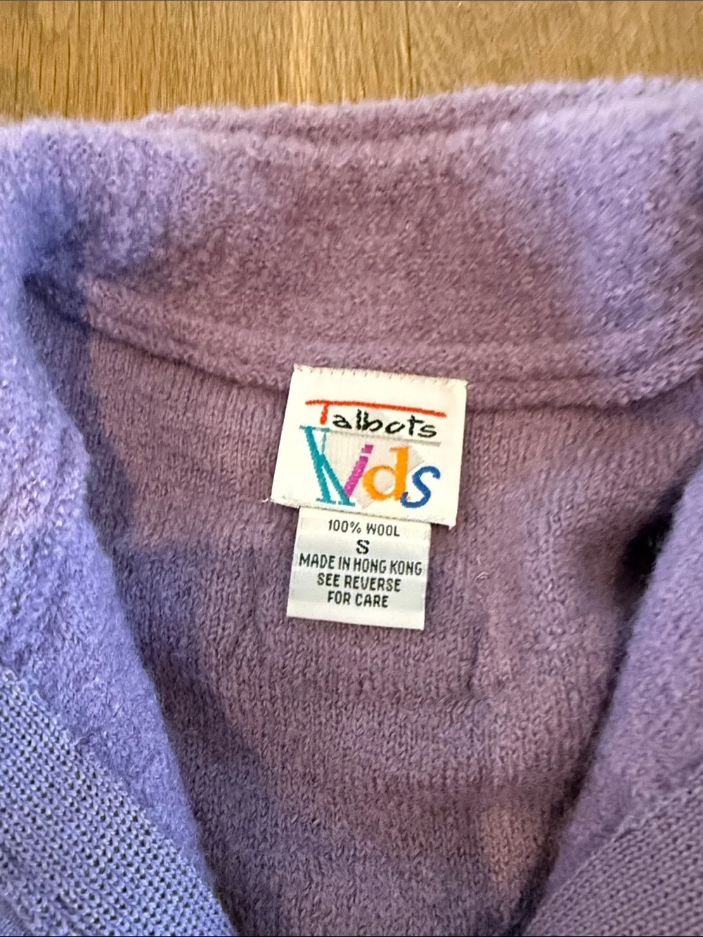 Vintage Talbots Wool Zip Up Jacket - S